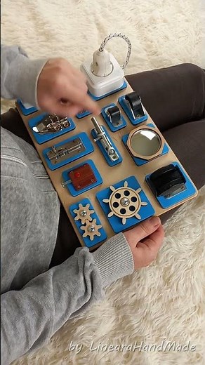 Dementia Busy Board | Alzheimer’s Activity Toy | Fidget Board for Adults | LinearaHandMade