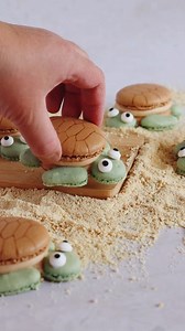 Turtle-y in love with these macarons 💚 🎥: The Sugar Hobby | Food Network