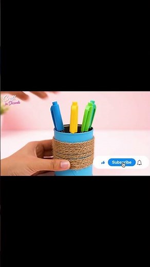 DIY Tin Can Pen Holder 🖊️ | Easy Desk Organizer