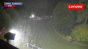 It's raining cats and dogs here at the WRAL Studios with flooding now being reported in several locations in Orange County including Chapel Hill, Carrboro and Hillsborough. Be safe tonight since rain will be with us off and on throughout. | WRAL Mike Maze