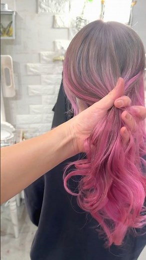 馴染むピンクヘアのカラー♡ただのハイトーンに飽きたらコレ！！ #hairstyle