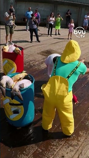 Throwing fish for prizes?!