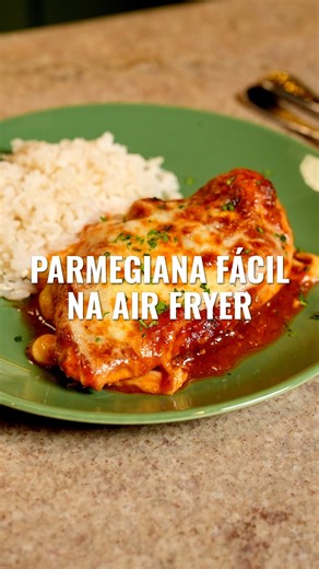 Parmegiana fácil na air fryer