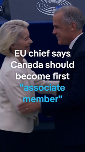 EU chief says Canada should become first "associate member" | DW News