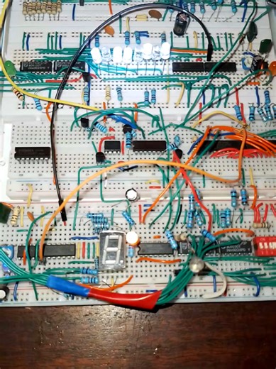 8bit computer update #electronic #engineering #8bitcomputer #digitalelectronics #update
