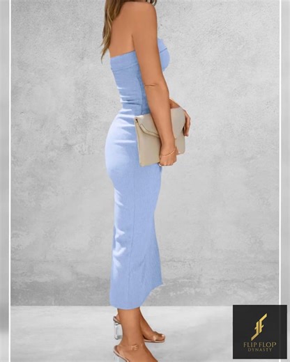 ✨ Step into elegance with the Slit Tube Midi Dress! ✨ Designed to hug your curves just right, this stunning midi features a sleek slit and luxurious fabric that moves with you. Perfect for a night out or a chic brunch ☕️, it’s your go-to for turning heads and feeling fabulous. At just $62.00, it’s time to treat yourself to both comfort and style! 💃 But hurry—this beauty won’t last long! Grab yours before it’s gone! ⏰ #SlitTubeDress #MidiDress #FashionGoals #OOTD #StyleInspo #DressToImpress #Fas