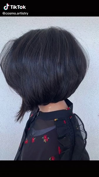 A-line Hair Cut for Short Hair Girls