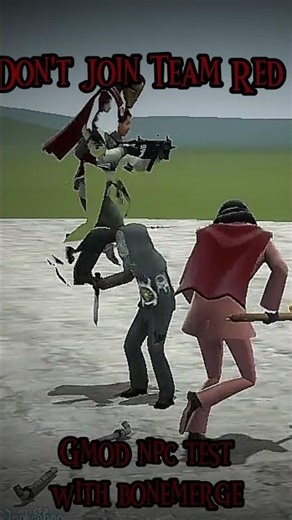 Don't join team red: Gmod NPC Test with BoneMerge