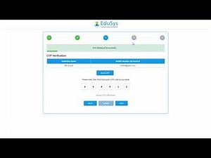 EduSys ERP Institution Registration Video