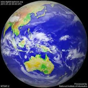 Yasi — satellite animation from Digital Typhoon