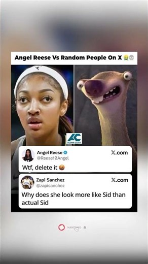 Angel Reese Told To Delete Pic 😭 Sid Comparison#shorts #angel
