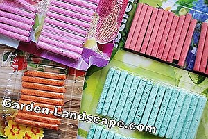 Care of the garden: Fertilizer sticks: Information about the application and advantages | 2025