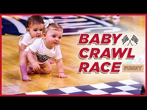 Baby Crawl Race | Babies Compete | Crawling Competition | Super Kids | Funny Game