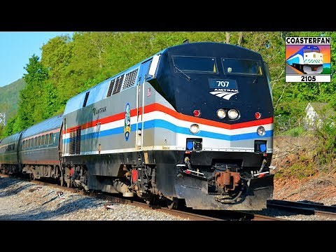 AMTRAK Trains up the Hudson River