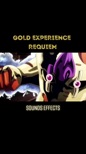 Gold Experience Requiem: Efeitos Sonoros e Temas