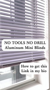3.1K views | Discover the convenience of no-drill Aluminum Mini Blinds! Easy to install, Perfect for renters and homeowners alike. #NoDrillBlinds #HomeUpgrade #romanshades #homediy #windowtreatments #amazonhomefinds #apartmentdiy #bedroomdesign #blinds | LazBlinds | Facebook