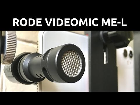 Unboxing Rode VideoMic Me L Microphone for iPhone - Setup and Test
