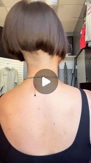 Haircut Lovers | Inspiration on Instagram: "Fresh Undercut and shorter Bob 😮‍💨🔥 @buzzcutgangster 💣 #Undercut #undercuthairstyle #shortnape #nape #haircut #napecut #shorthair #shorthairstyles #shavedneck #buzzed #behindthechair #undercutgirls #undercuthairstyle #napeundercut"