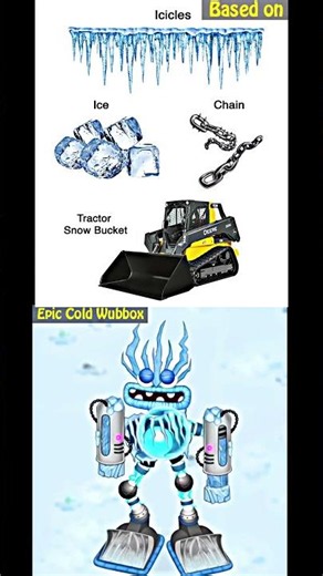 Epic Wubbox (Cold Island) are Based on Sounds & Animations | My Singing Monsters | MSM #shorts