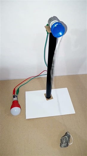 Gravity Powered Free Electricity Generation using DC Motor | Science Exhibition Project for Class 10