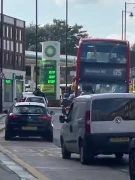 Moment Speeding Tesla Model X Smashes Its Opened 'Falcon Wing' Door Into A London Double-Decker Bus
