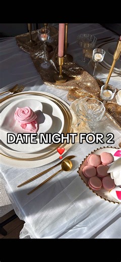 Candlelit Romantic Dinner Ideas for Two