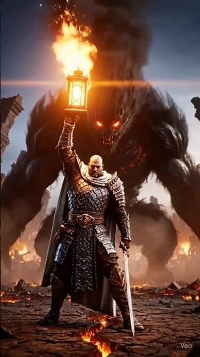 🔥 Epic Fantasy Battle Short Film | Sacred Flame vs Shadow Beast (Dark Fantasy Cinematic)