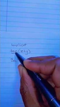 Maths N5 introduction to implicit differentiation