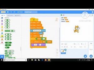 Scratch Program to print multiplication table of any number | Scratch code to print table of a num