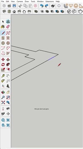 IMPORT FILE DWG, BELAJAR 3D SKETCHUP DASAR #belajar3d #tutorial #3ddesign #sketchup