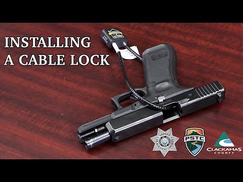Firearm Cable Lock Installation: A Comprehensive Guide