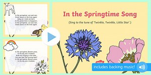 In the Springtime Song PowerPoint