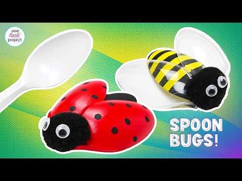Plastic Spoon Bug Craft | Easy Spoon Bug Craft