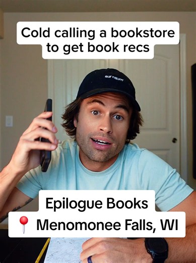 Cold calling your favorite bookstore to get book recommendations! Thank you to @Epilogue books in Menomonee Falls, Wisconsin for a great conversation and awesome book recs! Books Recommended: 🧈 Knave and the Moon by Rachel Gillig 🧈 The Archived series by V.E. Schwab 🧈 Sanctuary by James Clearly 🧈 The Scarlet Pimpernel by Baroness Emmuskra Orczy If you have a bookstore in mind, and you want me to give them a cold call, comment/tag them in the comments! Follow for more! #BookTok #bookrecommend
