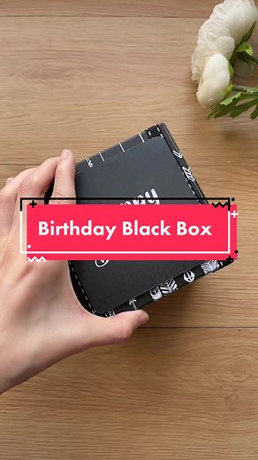Birthday Black Box ♥️✨#scrapbook #scrapbox #birthdaybox #kadoulangtahun #kadobirthday