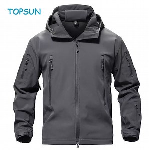 [Hot Item] Men's Softshell Jacket with Waterproof Windbreaker Jacket