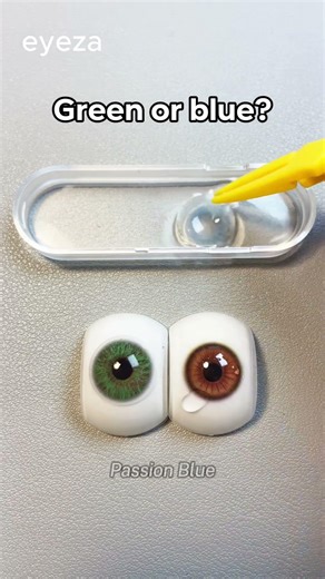 Blue or green… naturally stunning! 💙💚 #lenses #contactlenses #contactlense#eyeza #eyezalens #diy