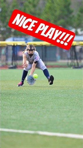 🥎 What a Play by the Shortstop! Smooth as It Gets! #softball