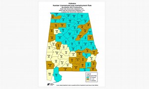 Alabama’s low labor force participation rate increases slightly