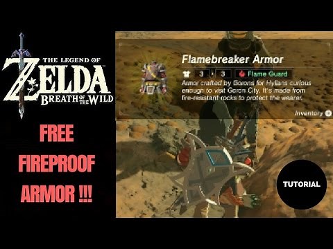 HOW TO GET FREE FIREPROOF ARMOR FAST! | The Legend of Zelda: Breath of the Wild