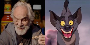 On our latest Hot Ones, we asked Tommy Chong to read lines from The Lion King. Why? He nearly got the role to play the hyenas. Watch he would've played the cartoon scavengers, and then watch the full episode here: http://fwfea.st/Saqp #hotones | First We Feast