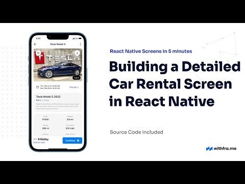 #41 Building a Detailed Car Rental Screen in React Native