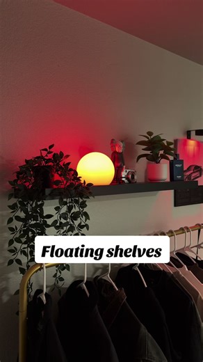 The perfect length in hand width and 22LBs is more than enough weight to support. Comes as a 2 pack but I have the other one installed at my gaming setup. Super easy to install as well. #floatingshelf #floatingShelves #roomdecor #aestheticroom #roomideas