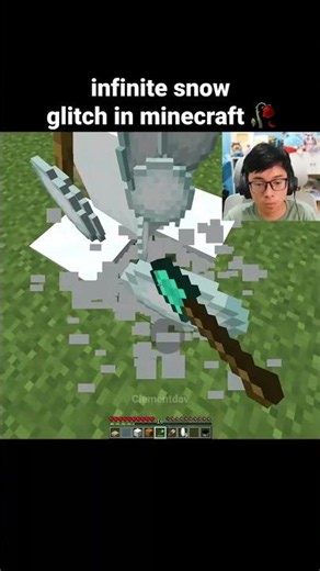 Minecraft Infinite Snow Glitch Moment