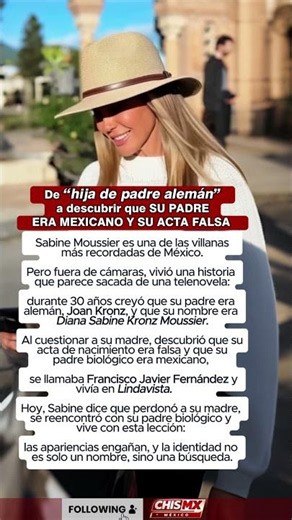 Sabine Moussier descubrió a los 30 años que toda su identidad era mentira 🧬💔