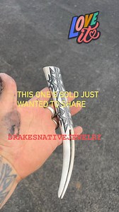 Elk antler hairstick Sold | Drake's Native Jewelry