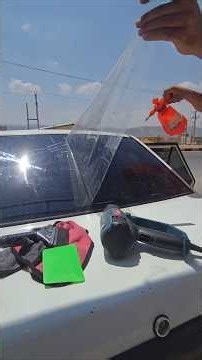 UV Film Installation for Rear Glass: Scratch-Free, Pro Tricks!#UVFilm #ScratchFree #CarDecor