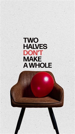 Marriage is not math class. 🧮 Two halves don’t make one whole. 👎🏾 Watch the full message on our YouTube channel. | The Well Church