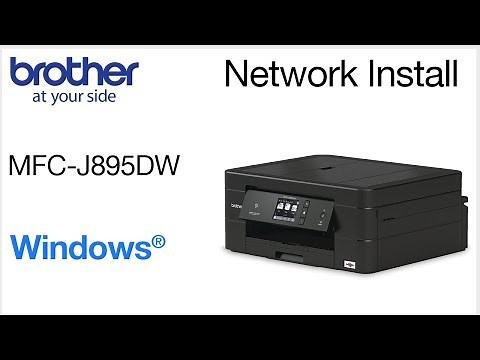 Wired Network Install MFCJ895DW - Windows