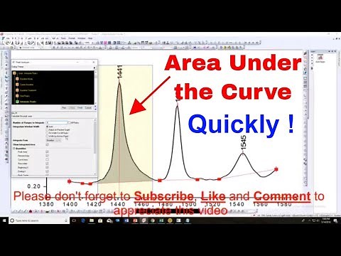 How to Calculate Area Under the Curve in Origin